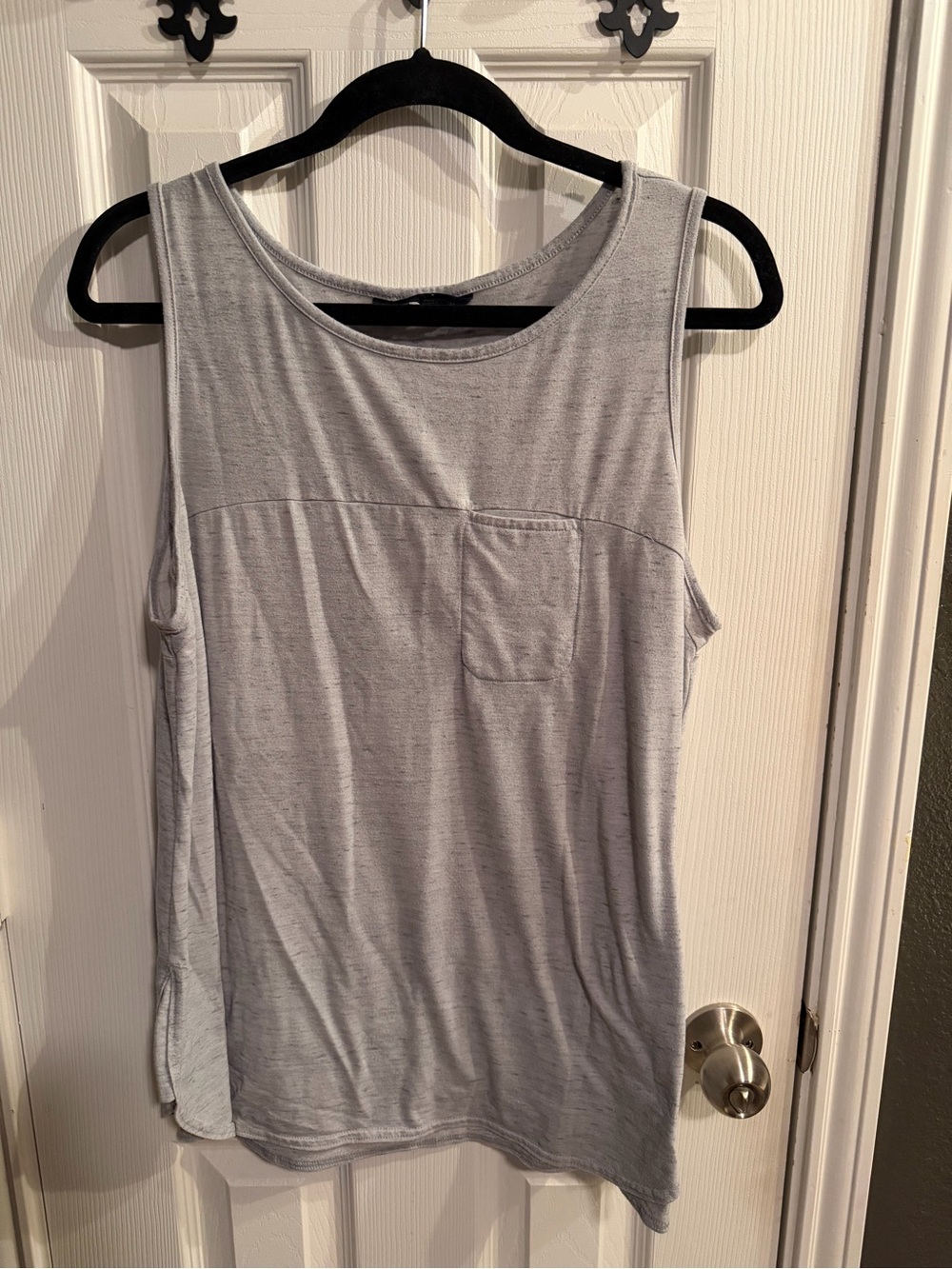 The North Face Light Gray Women's Pocket Tank